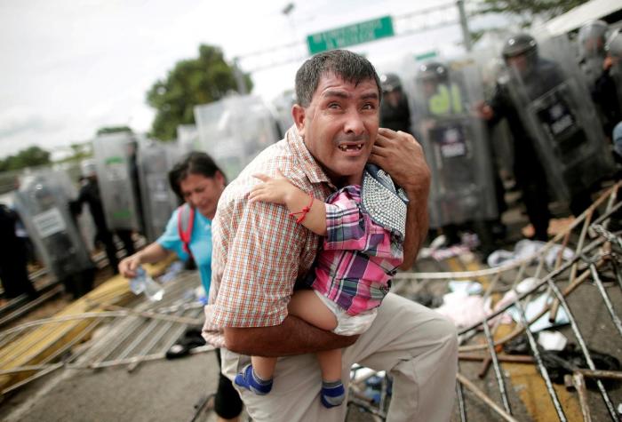 Caravana de migrantes camino a EEUU im genes y sus historias