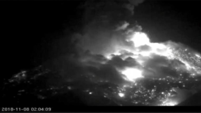 [VIDEO] Captan nuevo pulso eruptivo en complejo volcánico Nevados de Chillán