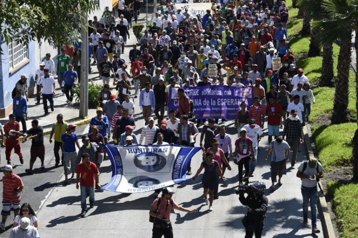 Caravana migrante acuerda salir de Ciudad de México rumbo a Estados Unidos