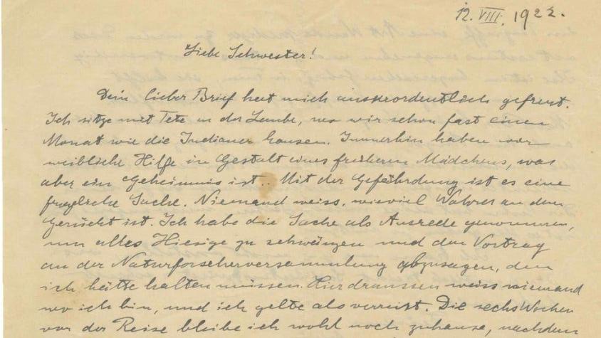 La carta donde Einstein predijo el avance del antisemitismo antes de que los nazis llegaran al poder