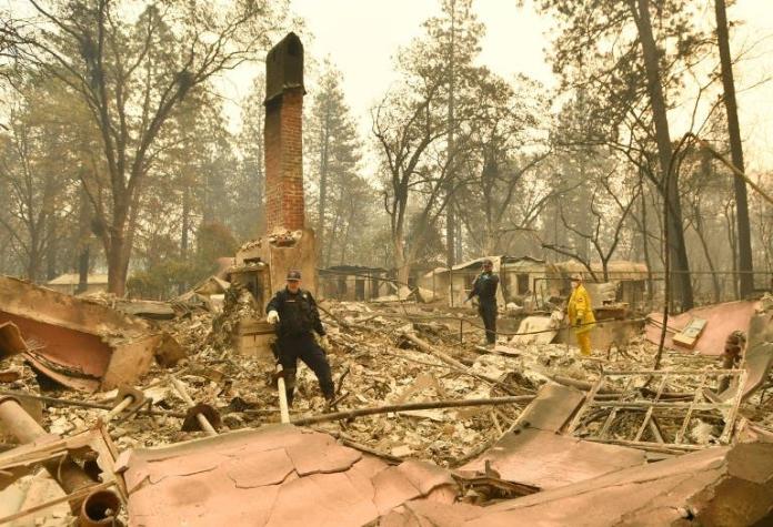 Nuevo balance deja 42 muertos en incendio forestal en California