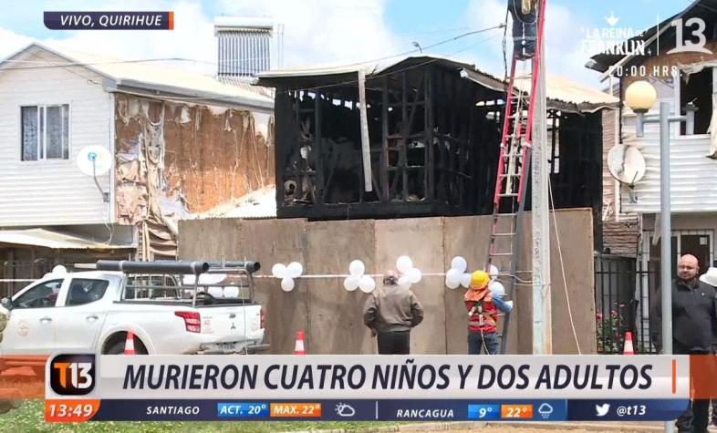 [VIDEO] La hipótesis que se maneja como causa del trágico incendio en Quirihue
