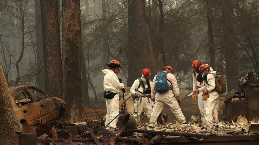 Incendios en California: la cifra de desaparecidos ya supera los 600