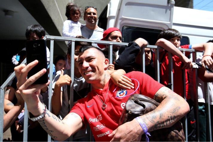 [FOTOS] Así fue la llegada de La Roja a Rancagua para amistoso ante Costa Rica