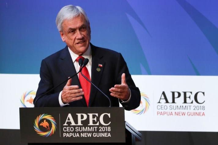 Piñera: "Es una oportunidad para pedirle a EE.UU y a China que terminen con la guerra comercial"