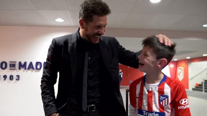 [VIDEO] La emotiva y sorprendente historia de Manu, el niño que conmovió al Atlético de Madrid