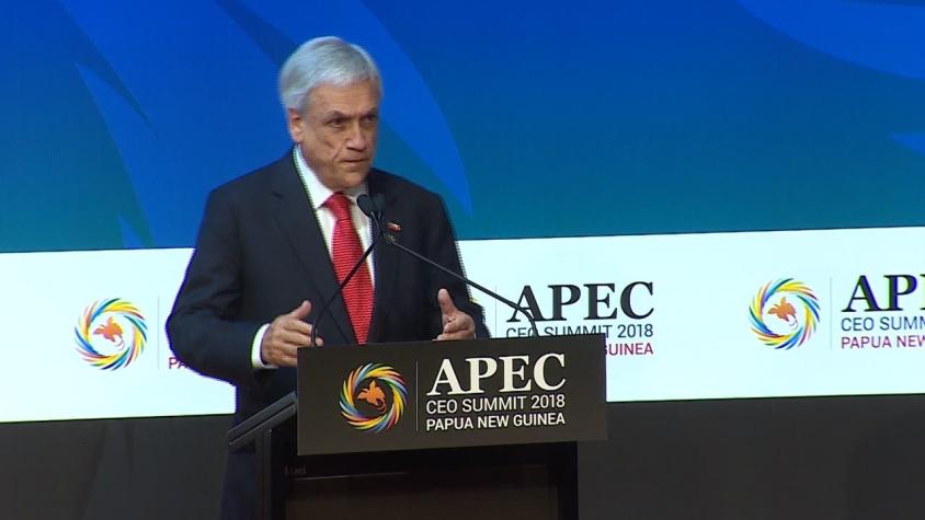 [VIDEO] Presidente Sebastián Piñera participa en cumbre APEC