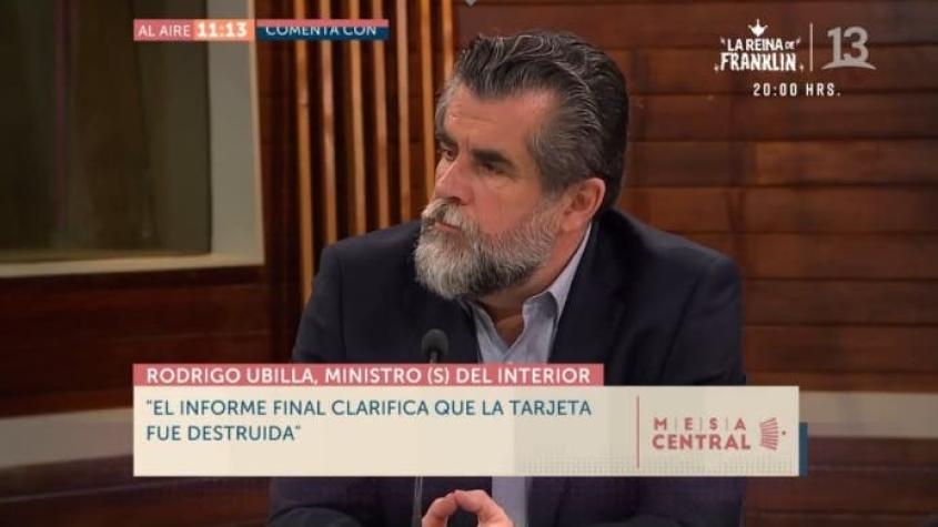 Rodrigo Ubilla: "Nadie discute que Carabineros use la fuerza, el tema está en cómo se aplica"