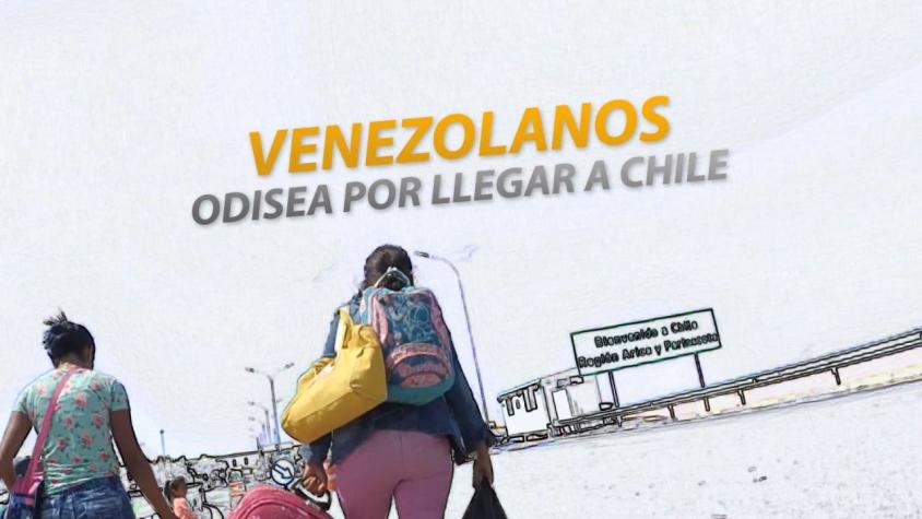 [VIDEO] #ReportajesT13 | Venezolanos: La odisea por llegar a Chile
