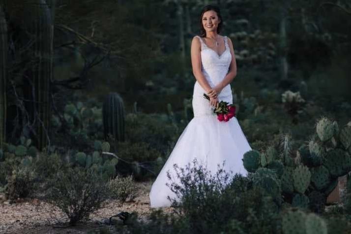 [FOTO] Con ayuda de una fotógrafa y Photoshop: El tierno homenaje de una novia a su prometido muerto