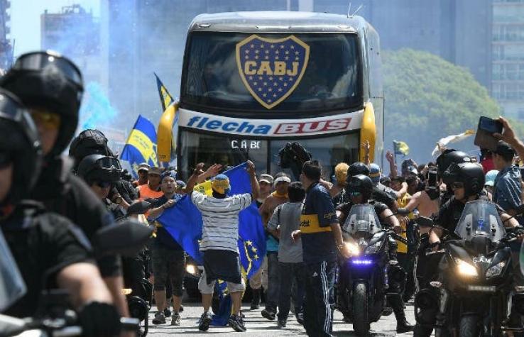 [VIDEO] Revelan imágenes de los jugadores de Boca afectados por incidentes en el Monumental