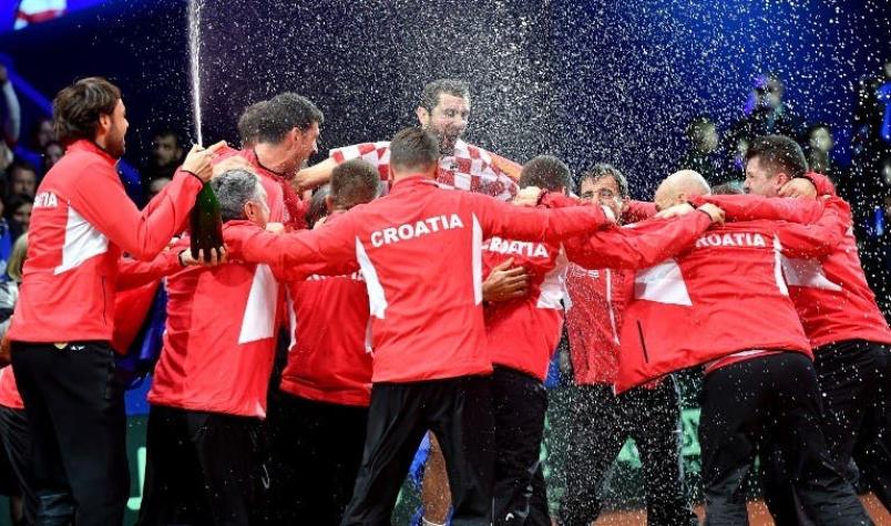 Croacia se impone a Francia y se consagra campeón de la Copa Davis