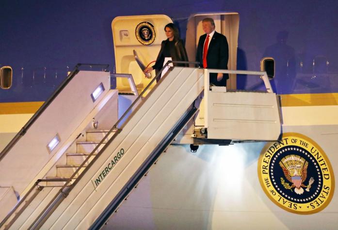 [VIDEO] Las imágenes que dejó la llegada de Donald Trump a la cumbre del G20