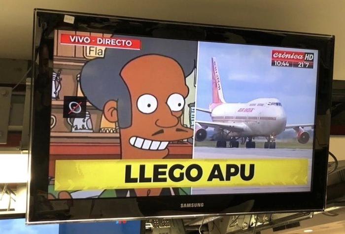 [VIDEO] El "facha" y la imagen de Apu: La comentada cobertura de un canal argentino a la cumbre G20