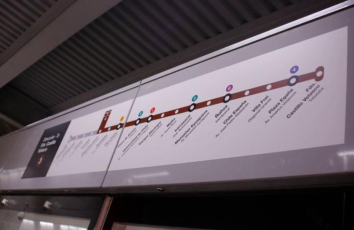 [FOTO] Metro de Santiago revela enigmática imagen de la Línea 3 que pronto se inaugura