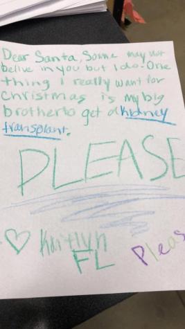 La emotiva carta de la niña que le pidió al Viejito Pascuero un riñón para su hermano en EEUU