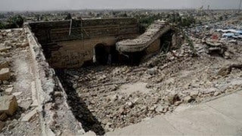 Cómo el EI destruyó una mezquita pero dejó al descubierto un palacio de 3.000 años de antigüedad