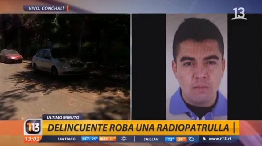 [VIDEO] Detenido roba radiopatrulla mientras estaba esposado en Conchalí