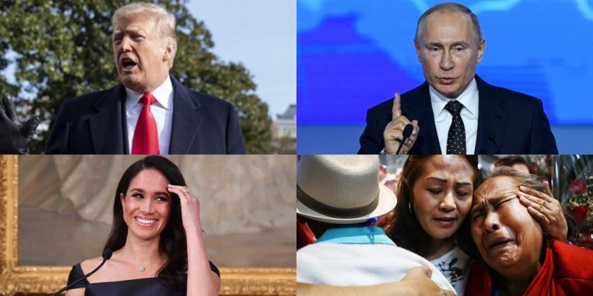 Trump, Putin y Meghan Markle entre los candidatos a "Persona del Año" 2018 de la revista TIME