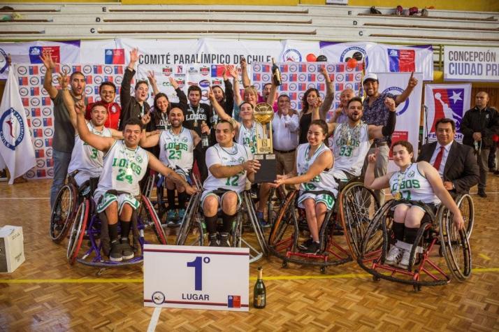 Club Lobos de El Bosque gana la final de la Liga Nacional de Básquetbol Paralímpico 2018
