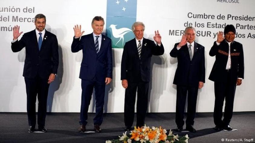 Mercosur buscará "abrirse al mundo" con acuerdos con la UE y la Alianza del Pacífico