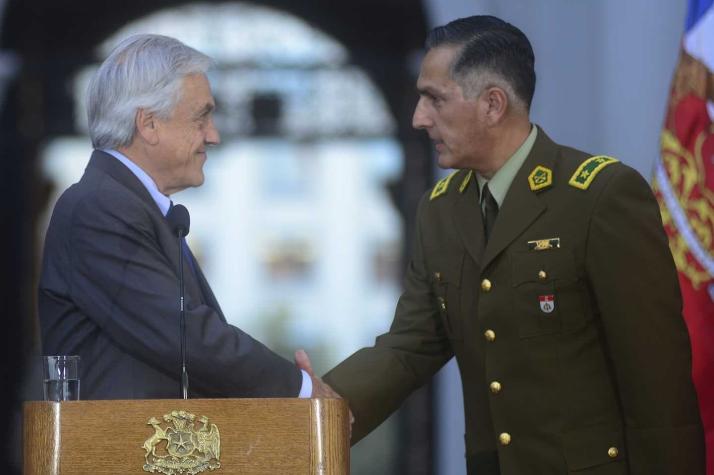 Presidente Piñera nombra a Mario Rozas como nuevo general director de Carabineros