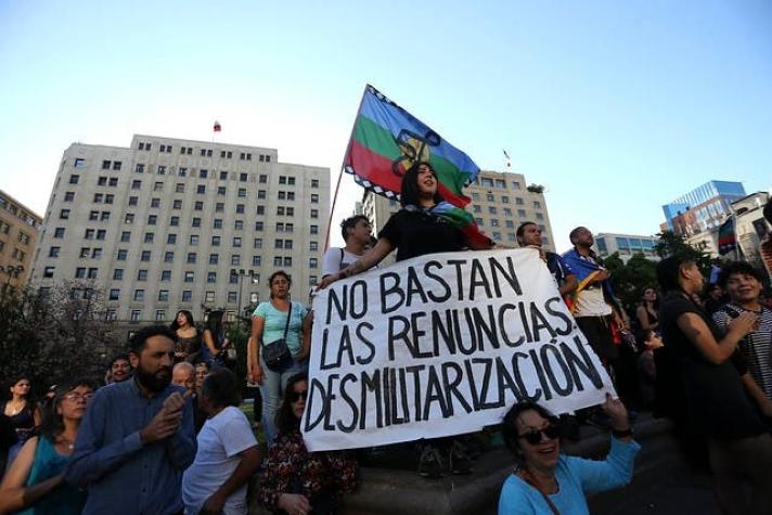 Líderes mapuche convocan movilización nacional por la desmilitarización de su territorio