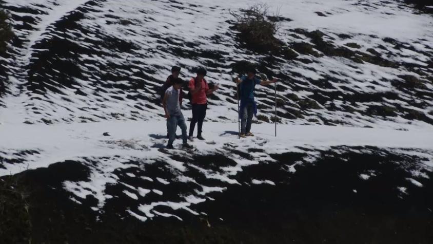 [VIDEO] Niños mapuche conocieron la nieve