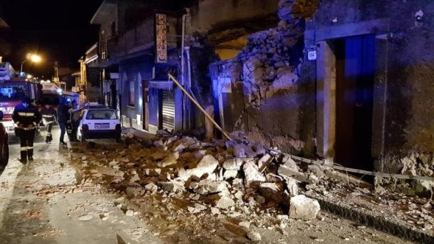 [FOTOS] Las imágenes que dejó el temblor 4.8 que sacudió a la provincia de Catania en Italia