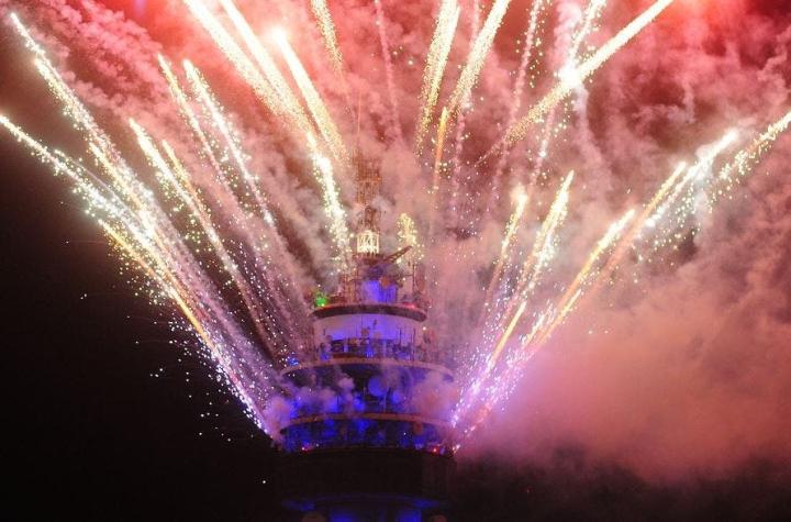 [VIDEO] Fuegos artificiales de la Torre Entel cumplen 27 años