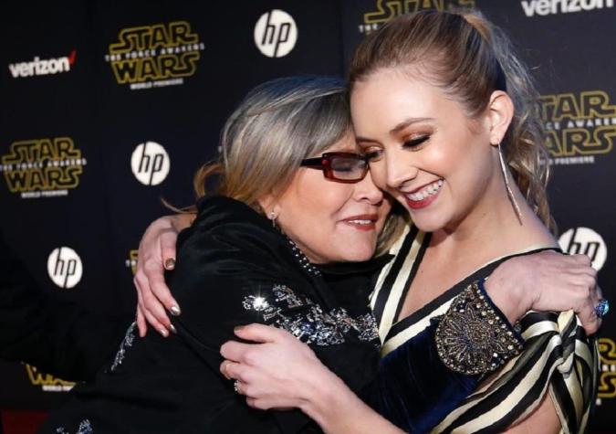 [VIDEO] Hija de Carrie Fisher homenajea a su fallecida madre con emotivo video en Instagram