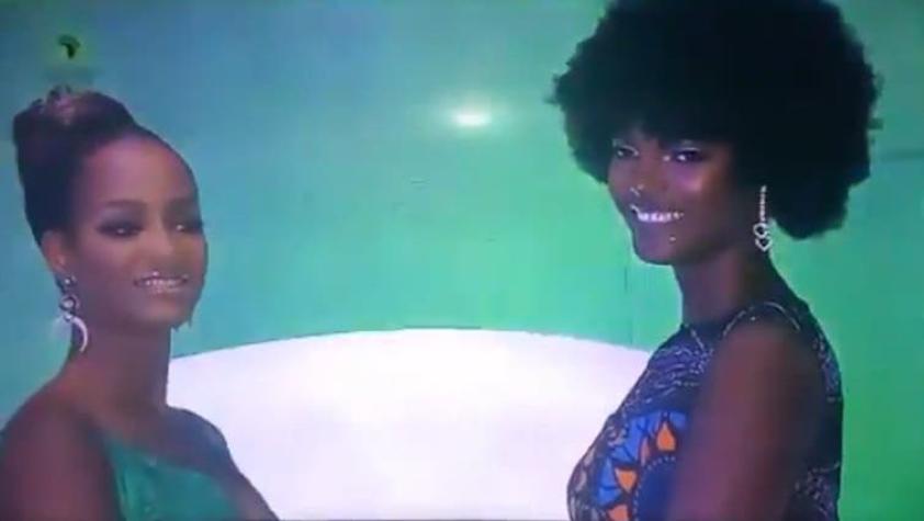 [VIDEO] Miss África 2018 sufrió terrible accidente en plena coronación: su cabello ardió en llamas