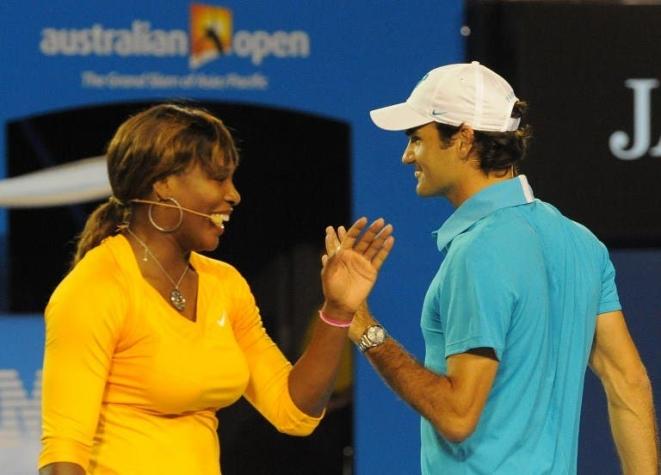 Choque de titanes: Roger Federer se enfrentará a Serena Williams en Año Nuevo