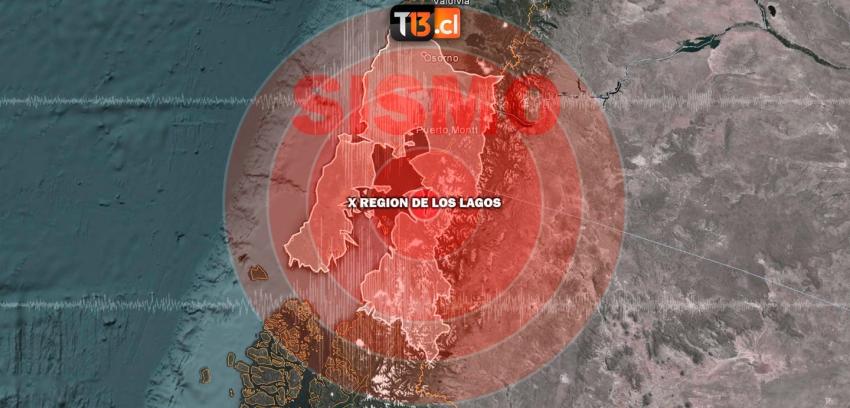 Temblor se registra en la región de Los Lagos