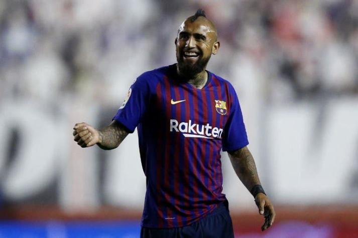 [VIDEO] ¿Arturo Vidal de 9? FC Barcelona visita a Levante por la Copa del Rey