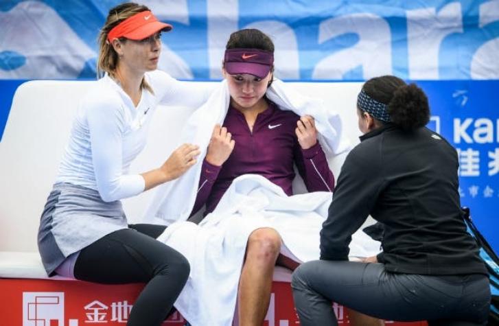 [VIDEO] El noble gesto de María Sharapova ante el llanto de su oponente que es viral