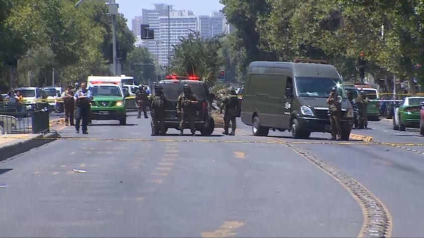 [VIDEO] Cinco heridos dejó ataque explosivo en centro de Santiago