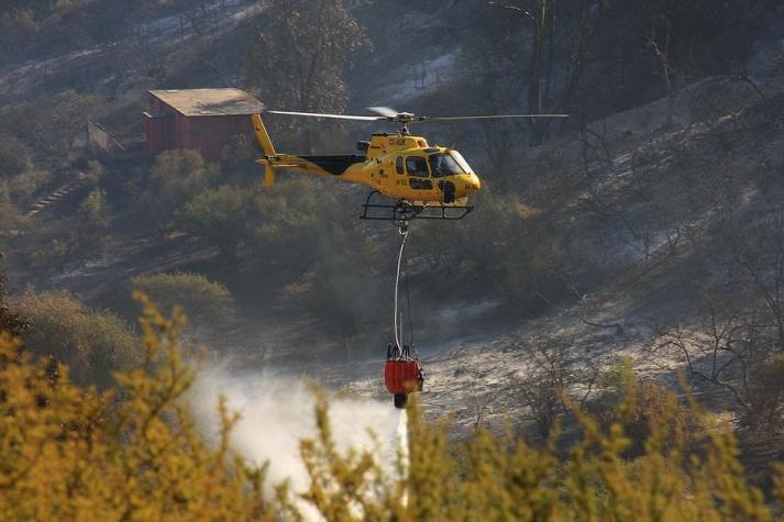 Incendios forestales: Onemi informa de cinco focos activos en tres regiones del país
