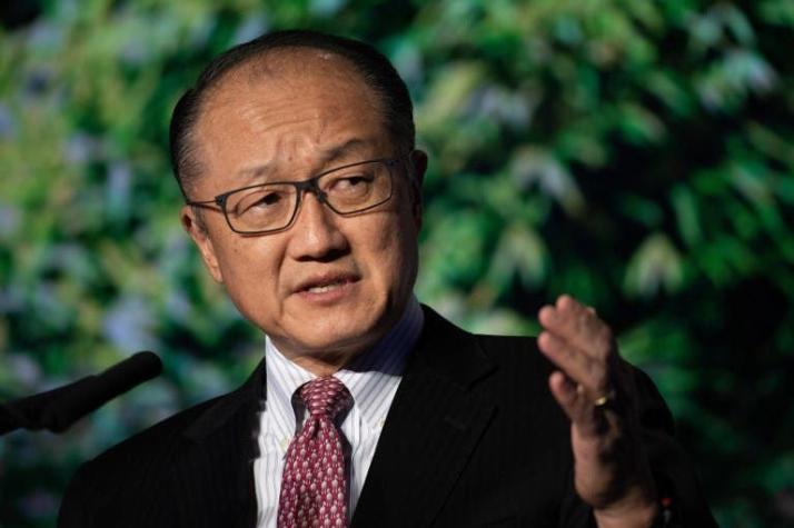 El presidente del Banco Mundial Jim Yong Kim anuncia su renuncia