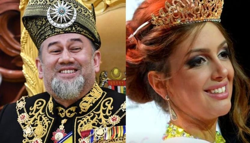 Escándalo real en Malasia: sultán se casó en secreto con una joven modelo rusa y abdicó al trono