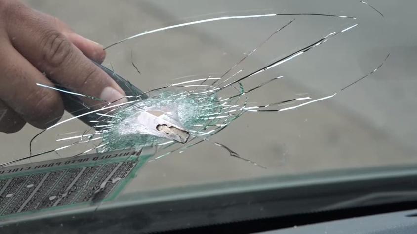 [VIDEO] La Araucanía: Encapuchados disparan a vehículo