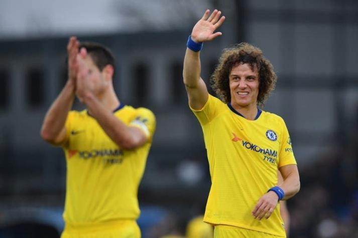 [VIDEO] El espectacular pase sin mirar de David Luiz que terminó en gol para el Chelsea