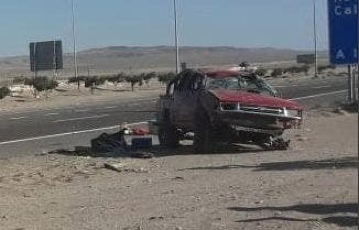 Accidente de tránsito en cercanías a Caldera deja una persona muerta