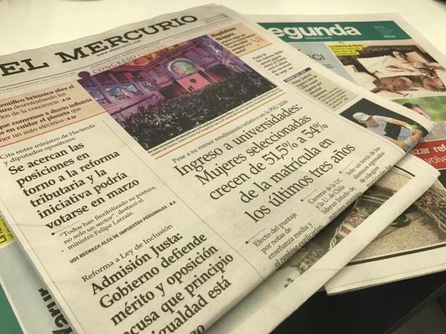 El Mercurio: Informan decenas de despidos en medios del conglomerado periodístico