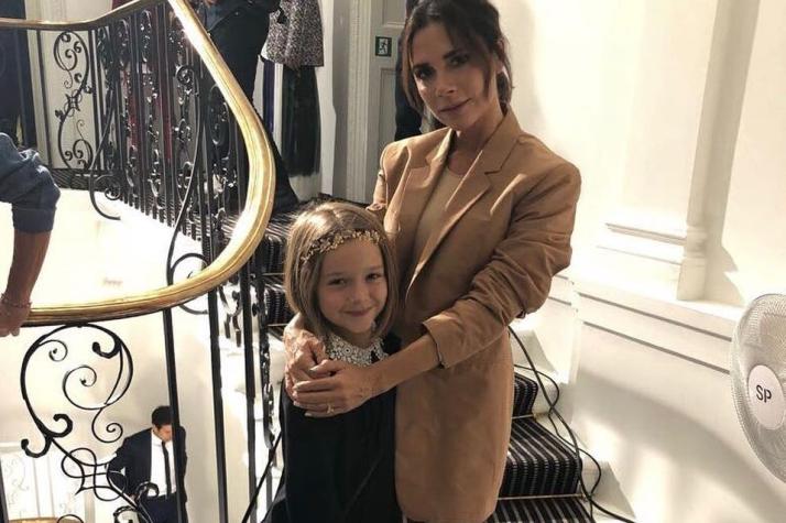 El tratamiento facial de la pequeña hija de Victoria Beckham que causa polémica en redes sociales