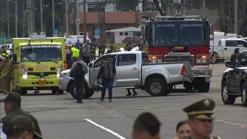 [VIDEO] Diez muertos dejó atentado con auto bomba en Bogotá
