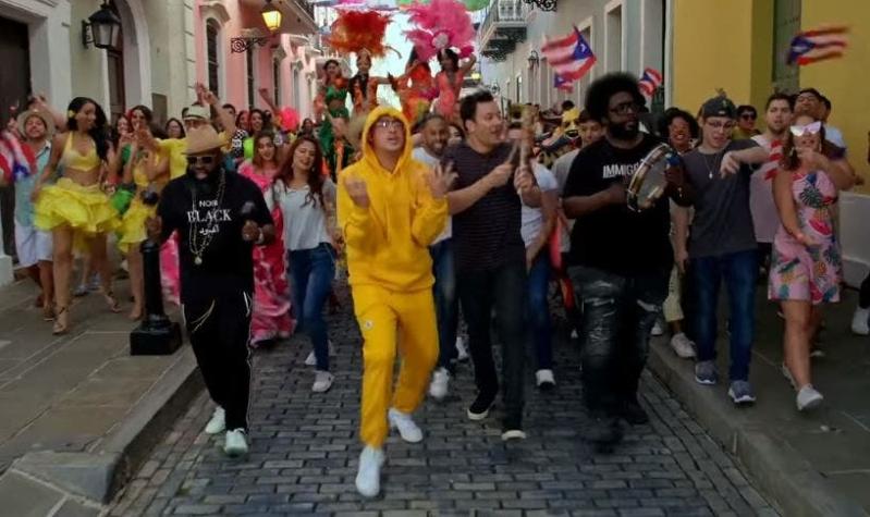 [VIDEO] Bad Bunny y Jimmy Fallon protagonizan nueva versión de "MIA" en las calles de Puerto Rico