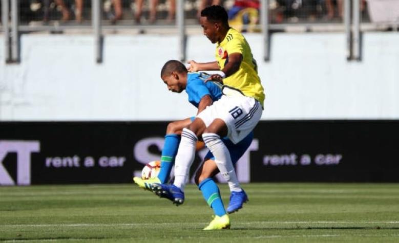Colombia se ilusiona con empate ante deslucido Brasil en el Sudamericano Sub 20
