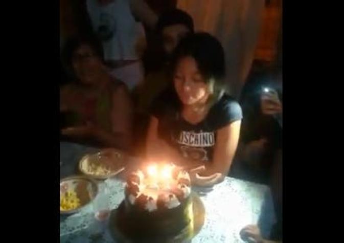 [VIDEO] El cumpleaños feliz interrumpido por el sismo en Coquimbo