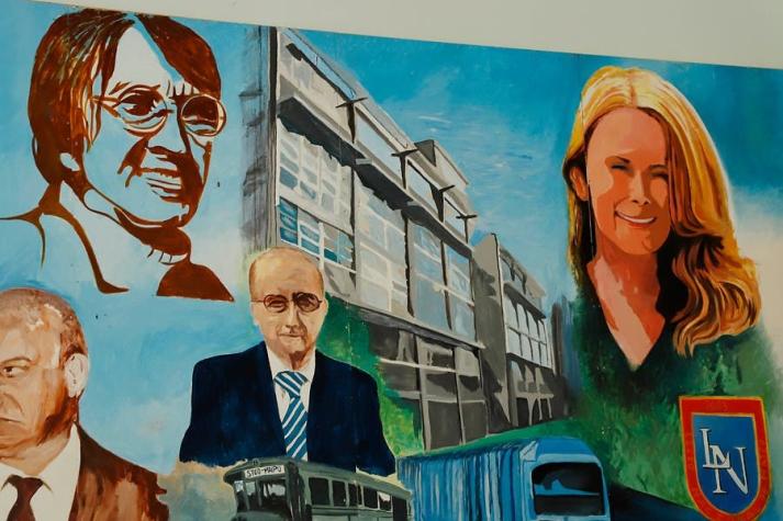 [VIDEO] Cathy Barriga inaugura mural donde aparece su rostro junto a figuras históricas
